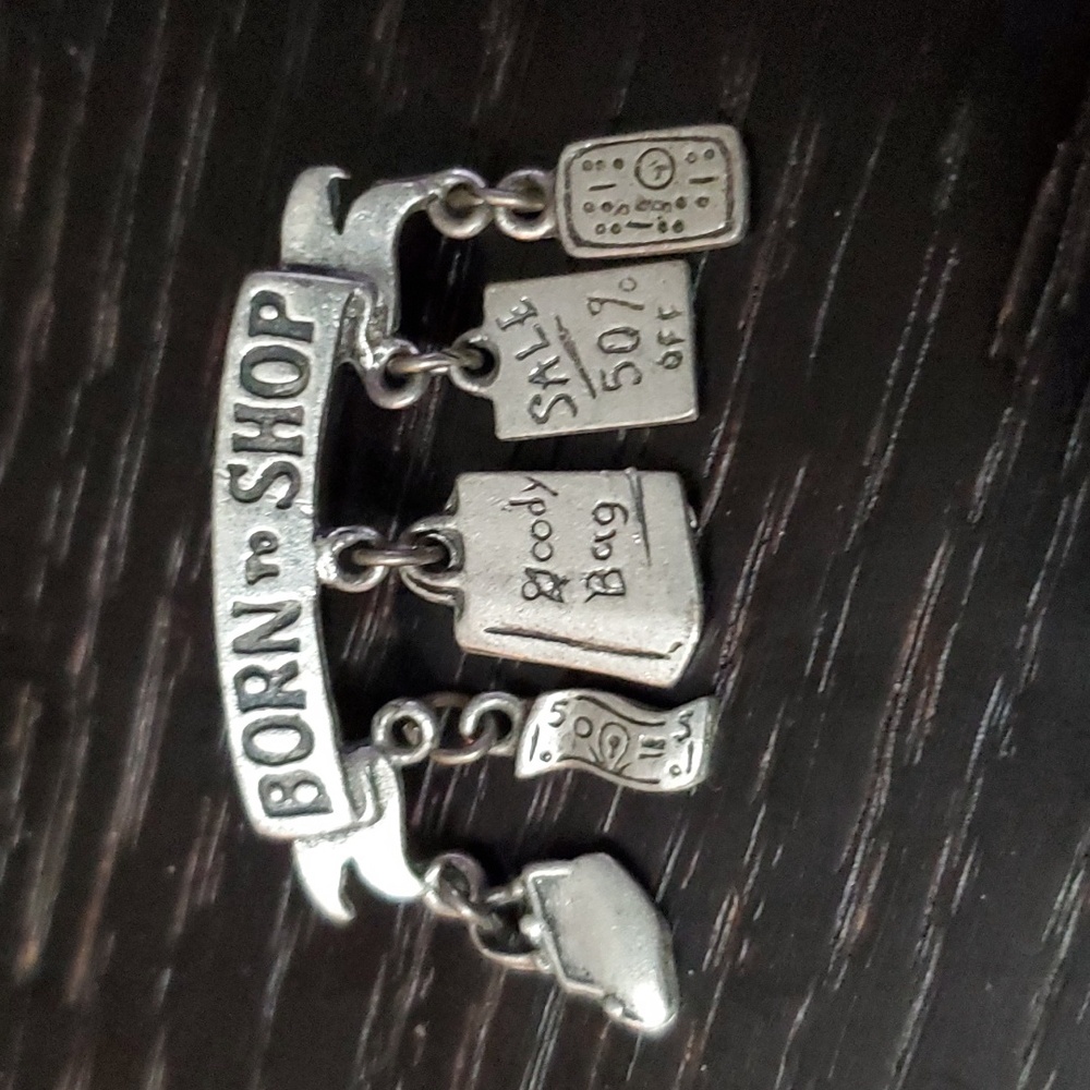 Born to Shop Brooch